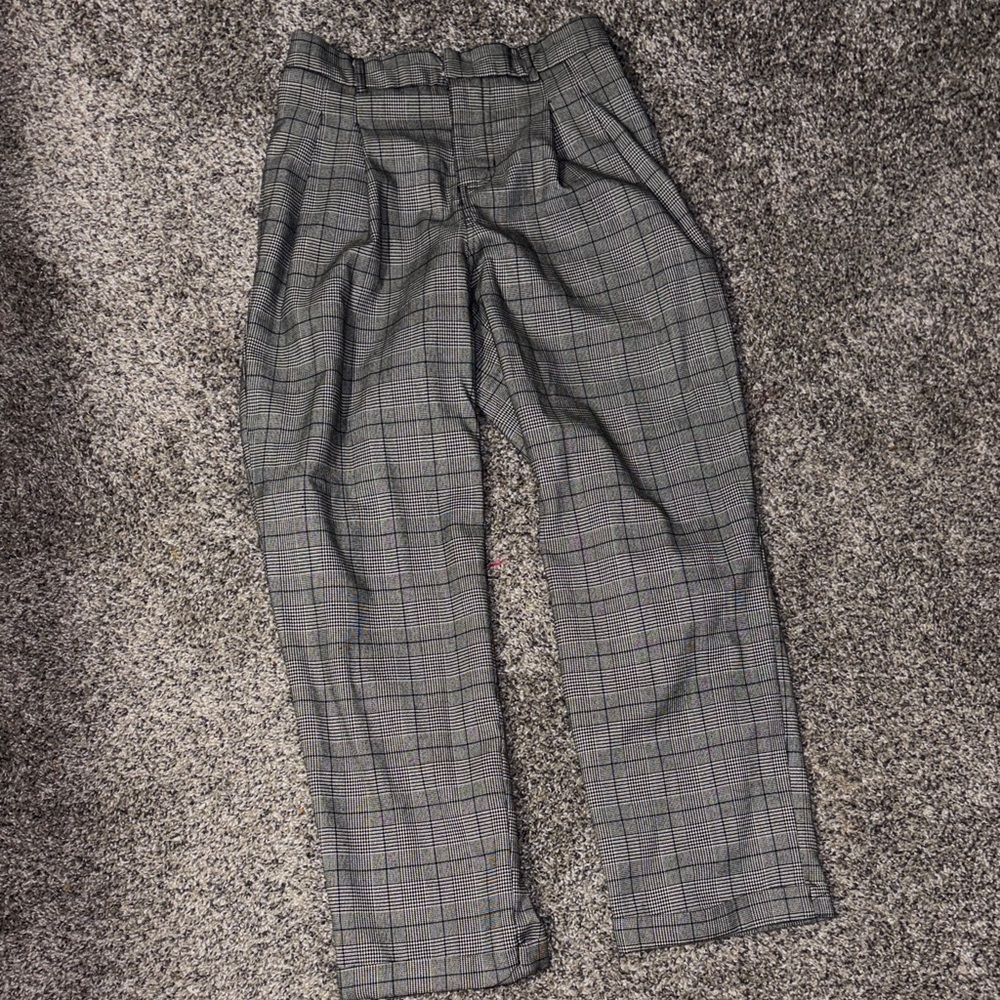 wild fable Gray Plaid Dress Pants